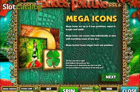 Скрин3. Faeries Fortune слот