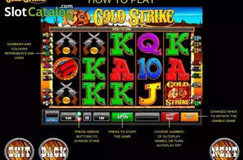 Скрин3. Gold Strike (Games Warehouse) слот