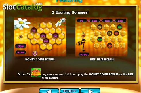 Скрин3. Honey Buziness слот