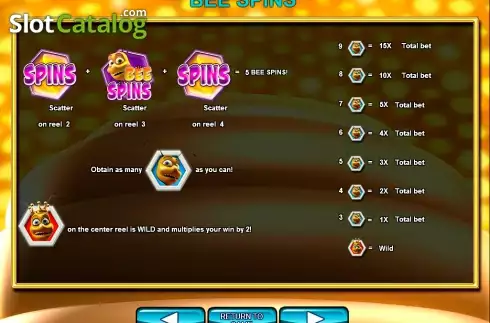 Скрин6. Honey Buziness слот