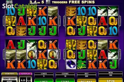Скрин7. Mega Spins Break Da Bank Again слот
