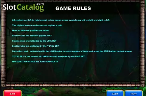 Скрин3. The Jungle II слот