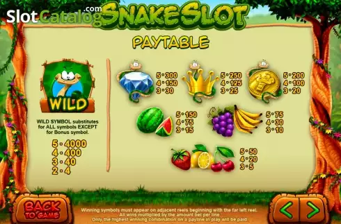 Скрин2. Snake Slot слот