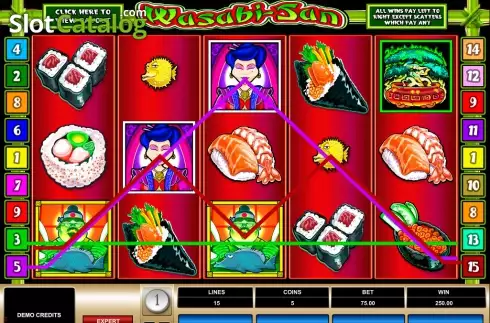 Скрин6. Wasabi San слот