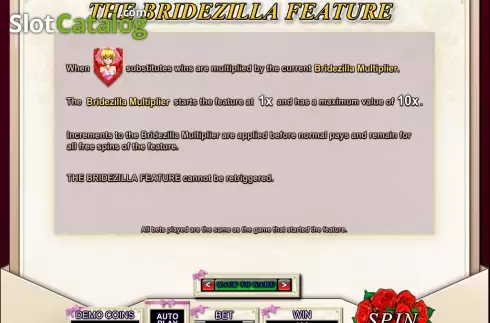 Скрин4. Bridezilla слот
