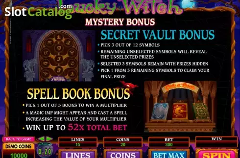 Скрин4. Lucky Witch (Microgaming) слот