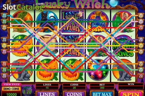 Скрин7. Lucky Witch (Microgaming) слот