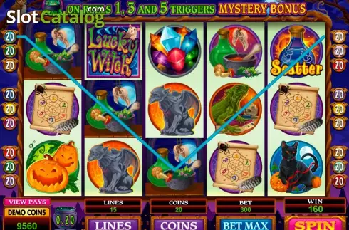 Скрин8. Lucky Witch (Microgaming) слот