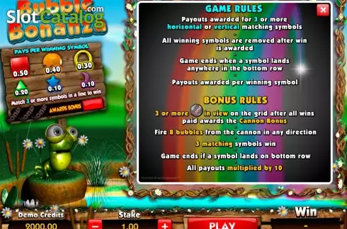 Скрин2. Bubble Bonanza (Microgaming) слот