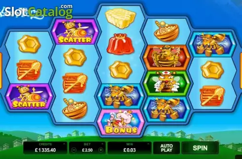 Скрин2. Pollen Party Online Slot слот