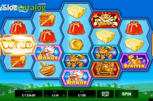 Скрин3. Pollen Party Online Slot слот