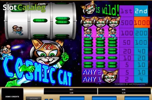 Скрин2. Cosmic Cat слот