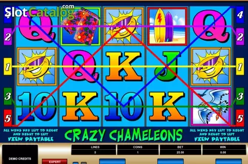 Скрин4. Crazy Chameleons слот