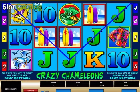 Скрин6. Crazy Chameleons слот