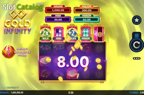 Скрин3. Gold Infinity слот