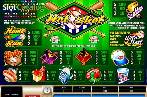 Скрин2. Hot Shot (Microgaming) слот