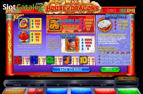 Скрин2. House of Dragons слот