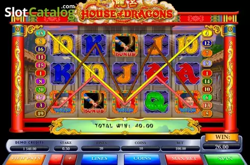 Скрин7. House of Dragons слот