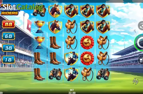 Скрин2. Royal Thunder Riders слот