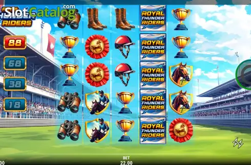 Скрин3. Royal Thunder Riders слот