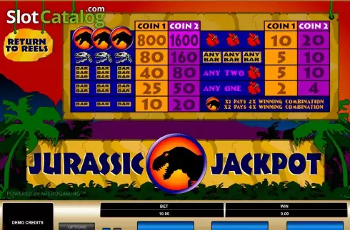 Скрин2. Jurassic Jackpot слот