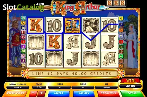 Скрин7. King Arthur (Microgaming) слот