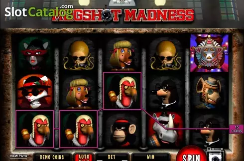 Скрин8. Mugshot Madness слот