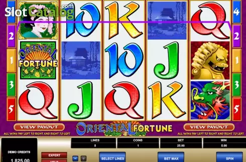 Скрин5. Oriental Fortune слот