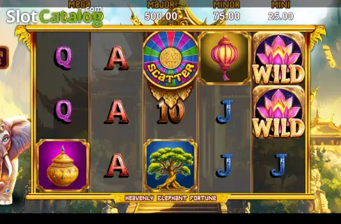 Скрин2. Heavenly Elephant Fortune слот
