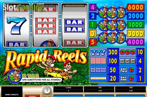 Скрин2. Rapid Reels (Games Global) слот