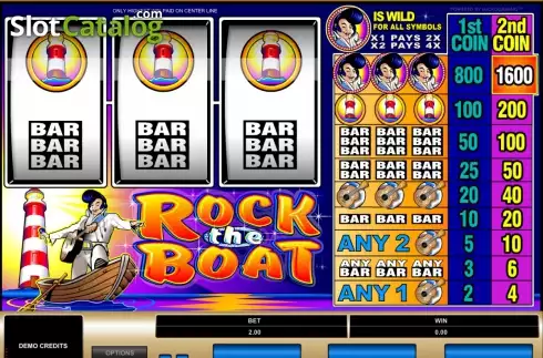 Скрин2. Rock The Boat слот