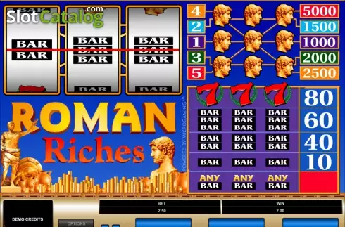Скрин3. Roman Riches слот
