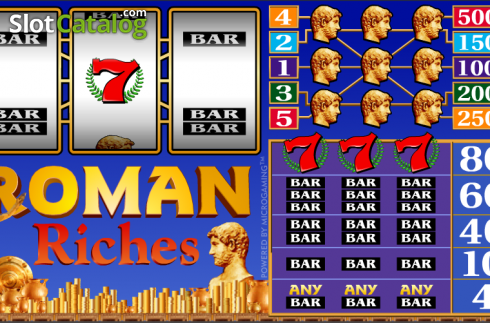 Скрин2. Roman Riches слот