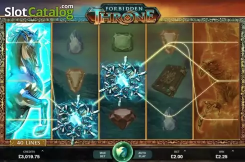 Скрин3. Forbidden Throne слот