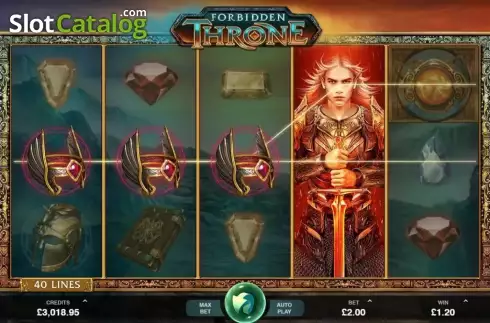 Скрин4. Forbidden Throne слот