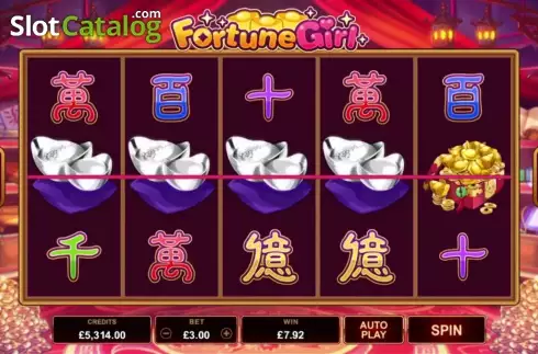 Скрин2. Fortune Girl (Microgaming) слот