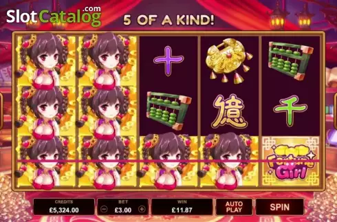Скрин3. Fortune Girl (Microgaming) слот