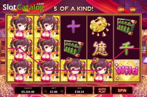 Скрин4. Fortune Girl (Microgaming) слот