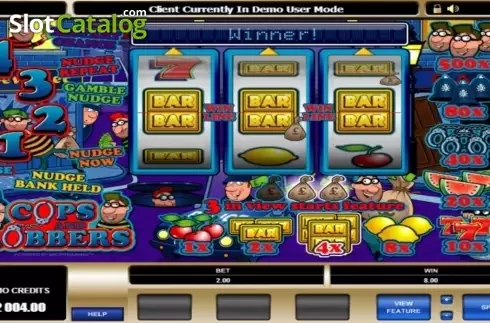 Скрин3. Cops and Robbers (Microgaming) слот
