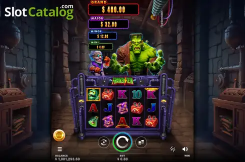 Скрин2. Frankenstein (Microgaming) слот