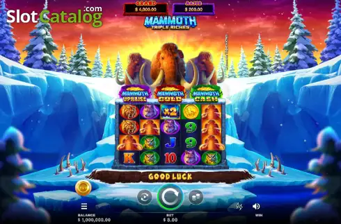 Скрин2. Mammoth Triple Riches слот