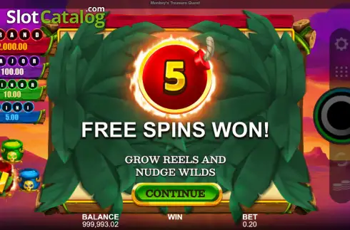Скрин3. Monkey's Treasure Quest слот