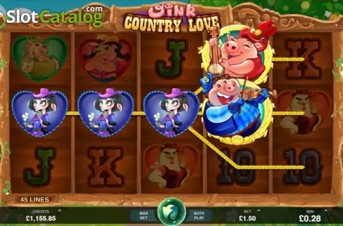 Скрин4. Oink: Country Love слот