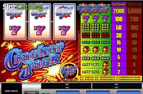 Скрин2. Cracker Jack слот