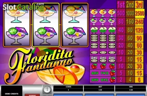 Скрин2. Floridita Fandango слот