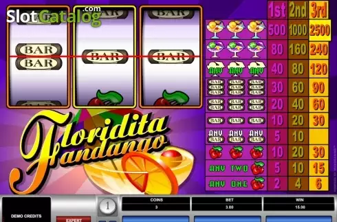 Скрин3. Floridita Fandango слот