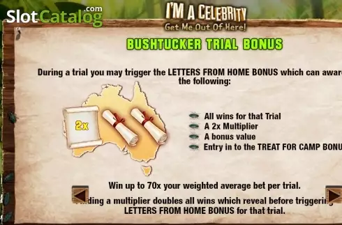 Скрин9. I'm a Celebrity Get Me Out of Here слот