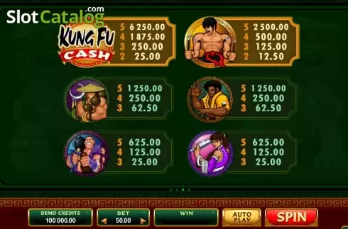 Скрин3. Kung Fu Cash слот