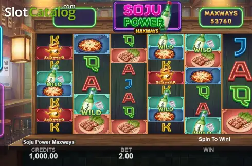 Скрин2. Soju Power Maxways слот