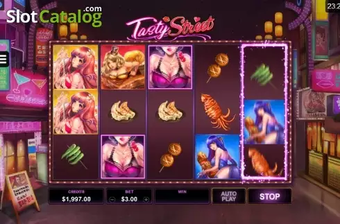 Скрин2. Tasty Street слот